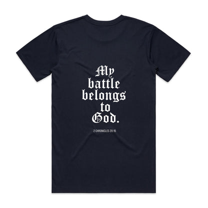 MY BATTLE BELONGS TO GOD TEE