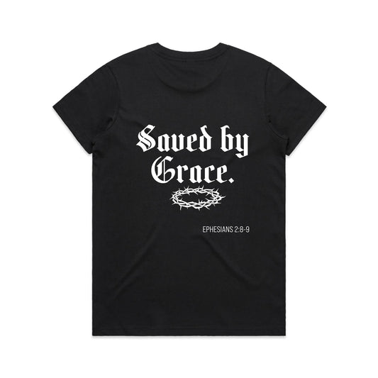 SAVED BY GRACE WOMEN'S TEE