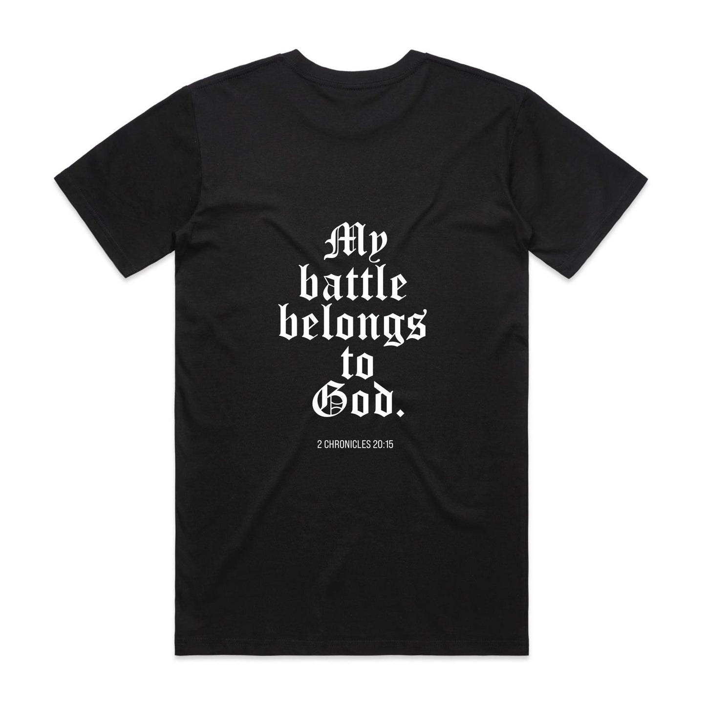 MY BATTLE BELONGS TO GOD TEE